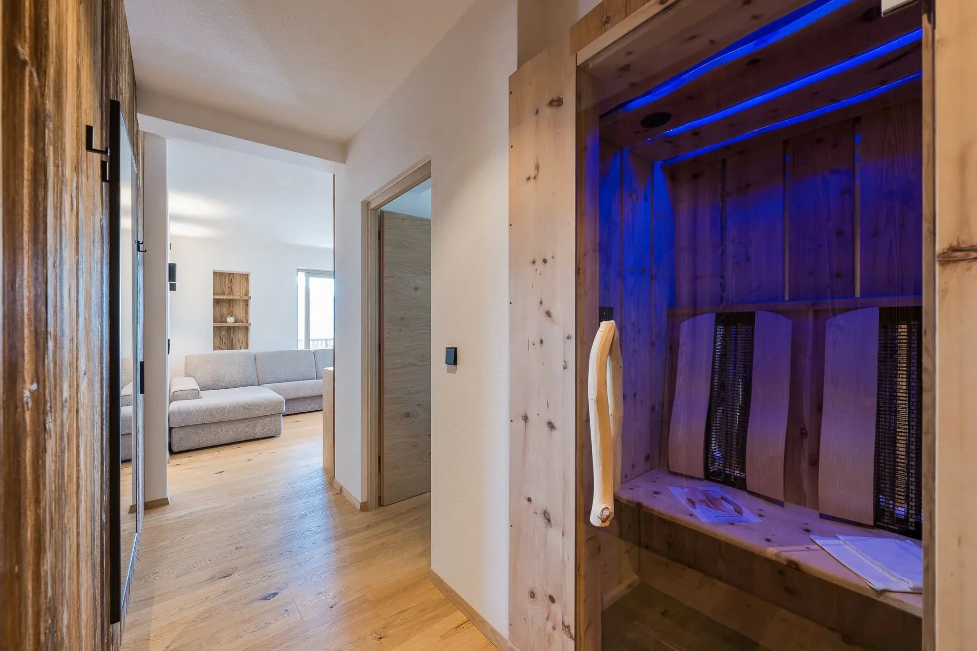 Moderne Ferienwohnung mit privater Sauna in Algund